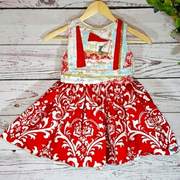 Handmade Holiday Christmas Dress for Toddlers - Picture 13 of 13